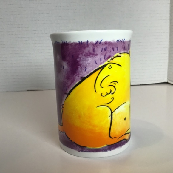 VTG Duchess Fine Bine China Whimsical Scratching Dog Mug - Picture 3 of 8